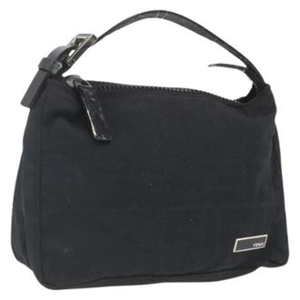 Fendi Pre-owned Zucca Canvas Mini Handtas - Dames - Vintage Mini Tas - Zwart - ONE Size - Vintage