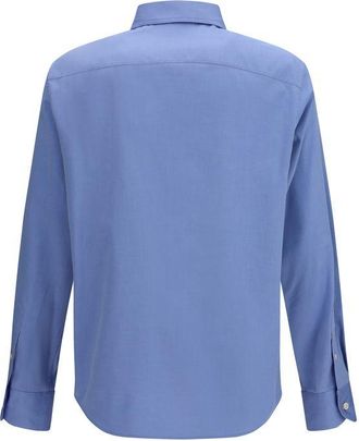 Valentino Mens Blue Cotton Shirt
