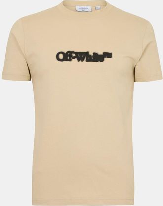 Off-white Mens Off White Spray Arrow T in Brown/Black - Beige - Size X-Large