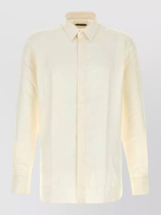 Tom Ford twill shirt long sleeves button collar
