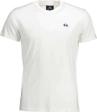 La Martina T-shirt - Heren - T-shirts - Wit - 2XL - Tops
