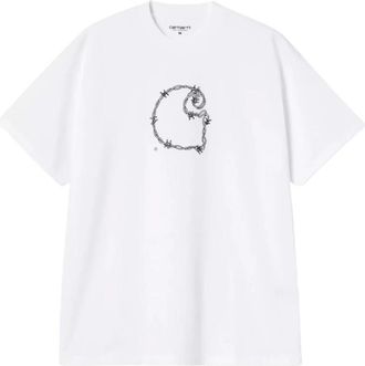 Carhartt Work in Progress White Crew Neck T-shirt