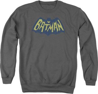 Gildan Batman Show Bat Logo Adult Crewneck Sweatshirt