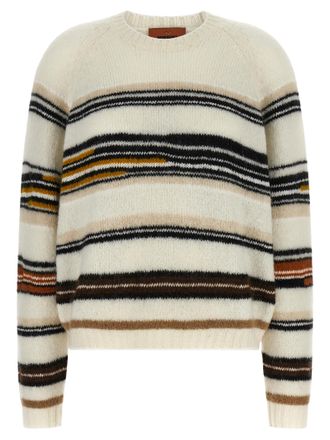 Missoni Womens Stripes Intarsia Sweater