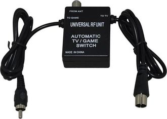 OEM Cable Adaptador Rf 3 En 1 Para Juegos De Tv Con Conmutaci&oacute;n Autom&aacute;tica Para Nes Y Snes