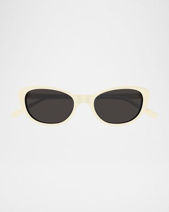 Saint Laurent 52mm Acetate Cat-Eye Sunglasses