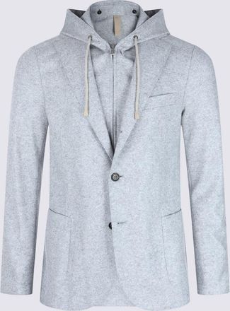 Eleventy Grey Wool Blazer