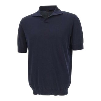 FILIPPO DE LAURENTIIS Polo Shirts, male, Blue, Size: 2XL Polo Shirt