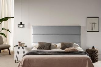 Moonia Cabecero Tapizado Genova Polipiel 210x120x8 Cm - Moonia