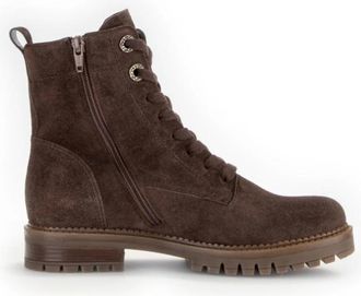 Gabor Schoenen, Dames, Bruin, 40 1/2 EU, Stoere veterboot