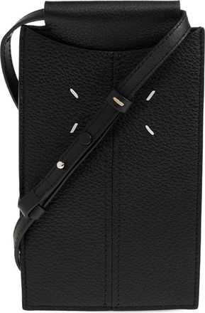 Maison Margiela Four-stitch Pebbled Leather Crossbody Bag