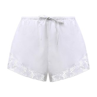 Rotate Rotate Birger Christensen, Korte Broeken, Dames, Wit, M, Short Shorts