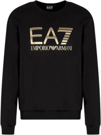 Emporio Armani Logo Series Crew-neck Sweatshirt - Heren - Sweatshirts - Zwart - 3XL - Katoen - Hoodies & sweatvesten