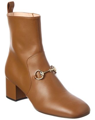 Gucci Horsebit Leather Bootieie