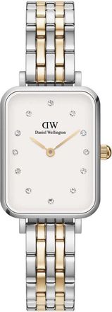 Daniel Wellington Womens DW00100625 Ladies Quadro Link Silver 20mm Watch - One Size
