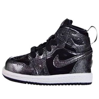 Nike Jordan (TD) Air Jordan 1 Retro High BT Black Patent 705304-017