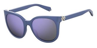 Polaroid PLD 4062/S/X Polarized PJP/MF Womens Sunglasses Blue Size 52