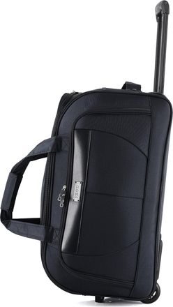 Izod Carol 30 Lightweight Soft Shell Rolling Duffel Bag with Telescopic Handle