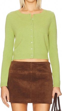 Elodie The Taylor Knit Jacket In Avocado
