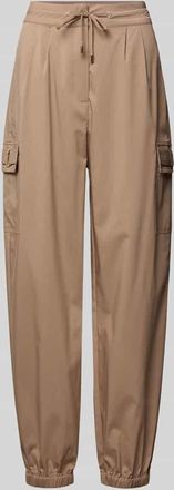 Liu Jo Hose mit elastischem Bund und Cargotaschen in Hazel, Gr&ouml;&szlig;e XXL