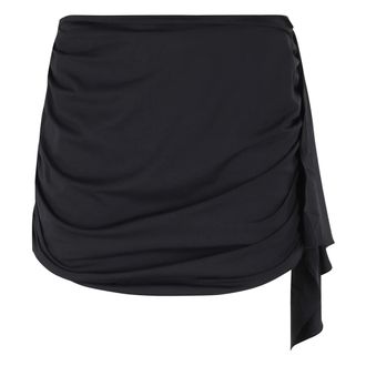 Federica Tosi Beachwear, female, Black, Size: XS Pareo Skirt Cover