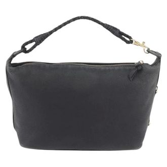 Bottega Veneta Pre-owned Vintage Schoudertas - Dames - Pre-owned - Zwart - Maat: ONE Size Leer