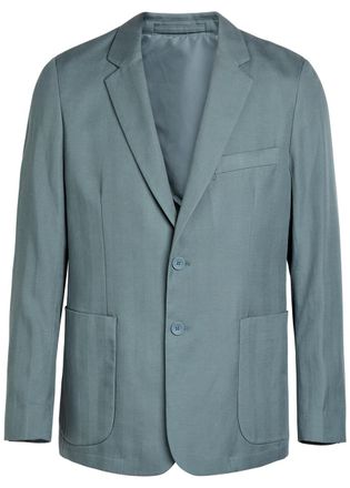 Percival Tailored Woven Blazer - Blue - 52 (UK42 / XL)