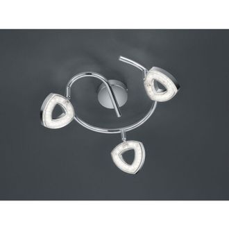 Reality Girandola Tours Foco 3 Focos Led Cromo &Oslash;25 Cm Trio Iluminaci&oacute;n
