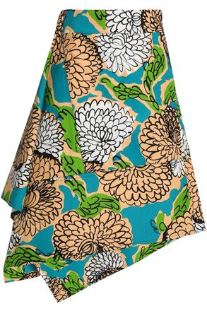 Marni asymmetric patterned skirt Size S