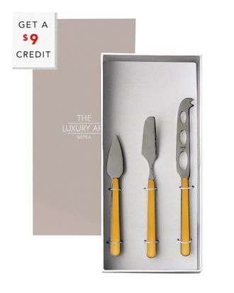 Mepra 3Pc Fantasia Cheese Knives With $9 Credit