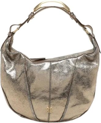 Givenchy Pre-owned Shoulder Bags, female, Yellow, Size: ONE SIZE Pre-owned Hobo Bag