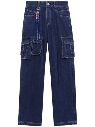 Bapy by A Bathing Ape Jeans dritti a vita alta - Blu