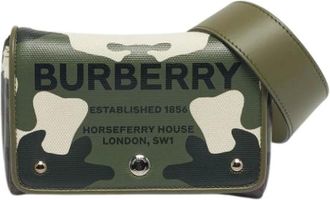 Burberry Pre-owned Belt Bags, female, Green, Size: ONE SIZE Pre-owned Vintage Belt Bag