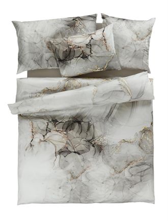 Schubiger M&ouml;bel Bettw&auml;sche Gloria, Grau