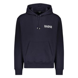 Balmain Hoodies, male, Blue, Size: 2XL Hoodie