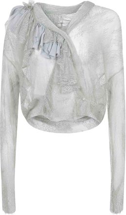 Alberta Ferretti Shirt Made Of Lace