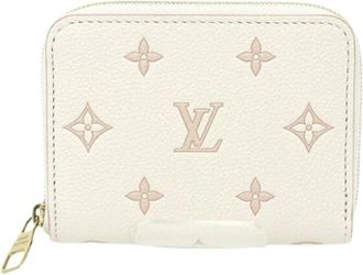Louis Vuitton Pre-owned Portemonnee - Dames - Vintage Accessoires - Beige - ONE Size - Leer - Vintage