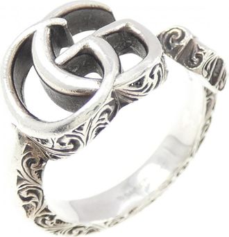 Gucci Silver Silver 925 Band Ring (Pre-Owned)
