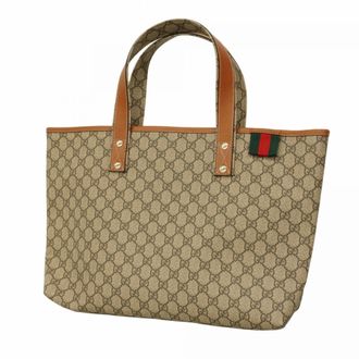 Gucci Brown Pvc Tote Bag (Pre-Owned)