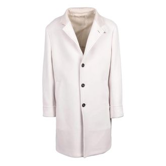 Eleventy Monopetto Jas - Heren - Mantel - Beige - 2XL - Wol - Jassen