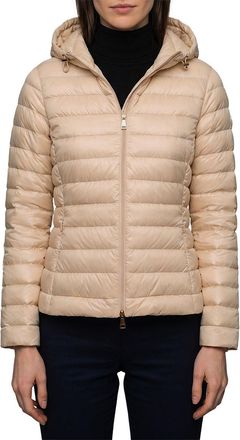 Moncler Beige Solid Hood Jacket