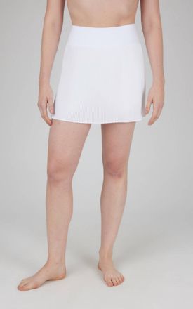90 Degree by Reflex Lightstreme Mini Pleated Skort In White