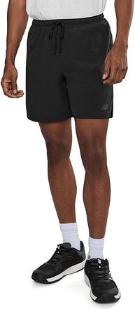 New Balance 7 Run Essentials Shorts Mens Workout Black : 2XL 7, Synthetic