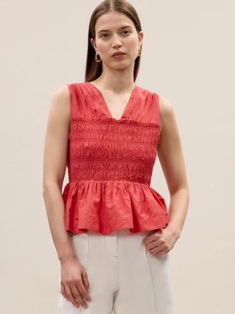 Rebecca Taylor Merrick Silk Cotton Top