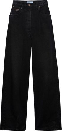Prada Wide-Leg Jeans - Womens - Cotton