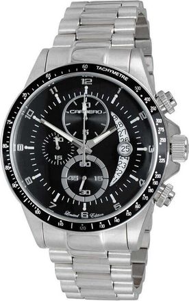 Torino Carrero Winner Circle Chronograph Quartz Black Dial Mens Watch JC1SBK101BK