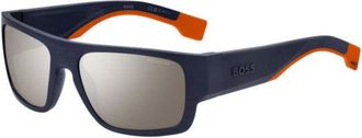 BOSS Boss 1498/S LOX/ZV Mens Sunglasses Blue Size 58