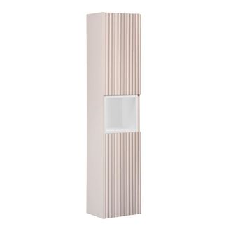 Petits Meubles Columna de pared 2 puertas paneles de melamina y mdf cachemira