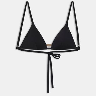 HUGO BOSS Damesbikinitop met Boss Signature-strepen in zwart