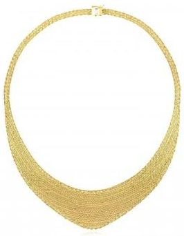 Allurez Cleopatra Draping Rope Necklace 14K Yellow Gold